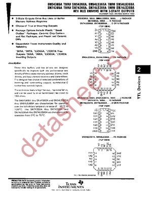 SN74LS365AD datasheet  